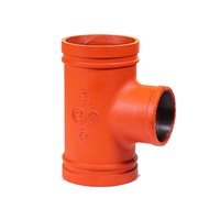 Ductile Iron Pipe Fittings Threaded Equal Reducing Tee