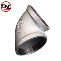 Malleable Iron Pipe Fittings Equal Reducing Galvanized Elbow