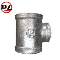 Malleable Iron Pipe Fittings Reducing Equal Pipe Tee