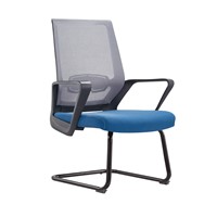 Professional Manufacturer Grey & Blue Office Chair
