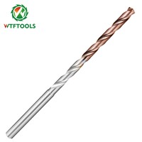 WTFTOOLS 9mm 3D Tungsten Carbide Drill Bits for Metal Inner Coolant Drilling