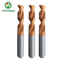 Inner Coolant 12mm Solid Carbide Drill Bits for Cast Iron Drilling