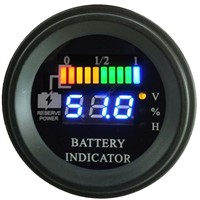 Round Battery Charge State Indicator with CANbus for Lithium IRON LiFePO4 Battery