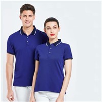 Men's Cotton Short Sleeve T-Shirt Lapel Large Loose Half Sleeve Solid Color Polo Shirt