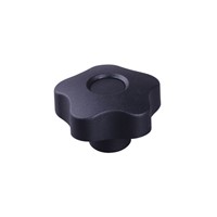 Plastic Hot Sale Morden Type5 Star Plastic Hand Knob 5/6-18 Thread