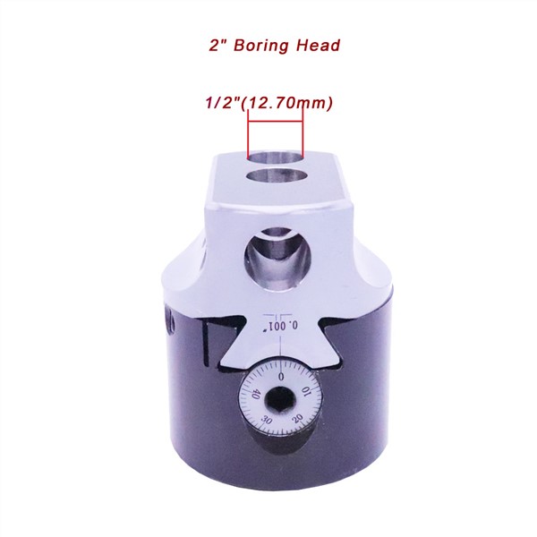 R8-F1-1/2"-9pcs Boring Bar Head Tool Carbide Boring Handle Set for Milling Machine