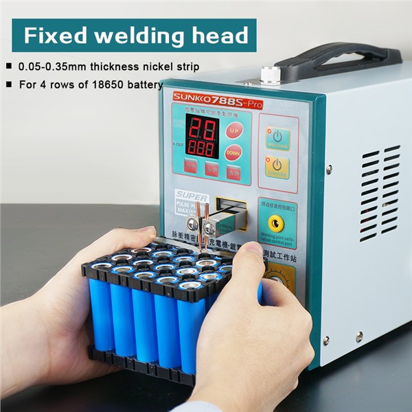 SUNKKO 788S-PRO 220V 18650 Battery Push-up Spot Welding + Charging Integrated Spot Welding Machine