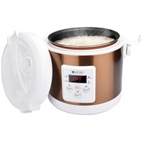 Amber Made 2L Portable Mini Rice Cooker, Digital Display, Intelligent Timing, Suitable for 2-4 People