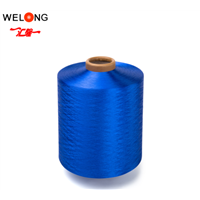 Dyed Pes Dty Polyester Yarn 300D High Intermingle for Warp