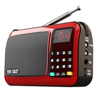 Mozhu Radio Elderly Mini Audio Card Speaker Small New Portable Player Walkman MP3 Rechargeable Jukebox Music