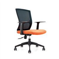 Fashion Low Back Black &amp;amp; Orange Office Chair
