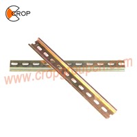 Stainless Steel/Aluminum DIN Rail for Circuit Breaker, Electric Mountable Rail, Distribution Terminal Box Mounting