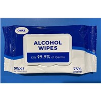 75% Alcohol Wipes for Disinfecting Hands