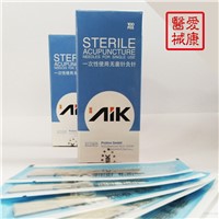 AIK Sterile Acupuncture Needles for Single Use Plastic Bag Packaging --10 PCS