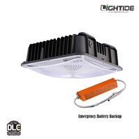 Lightide Vandal-Proof LED Garage Lights Emergency Battery Backup 90W & 5 Years Warranty