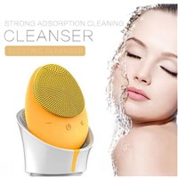 Waterproof Electric Face Cleanser Silicone Sonic Facial Cleaning Brush for Beauty Care