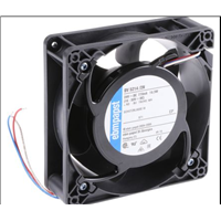 Size 127 x 127 x 38mm 24 V DC Air Flow 270m3 / h 5000rpm DV5214/2N Ebmpapst Cooling Fan