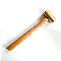 Brass Hammer Mallet Wooden Handle 2p Copper Hammer
