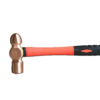 Non Sparking Hammer Ball Pein Fiber Handle 0.68kg Safety Manual Tools Factory