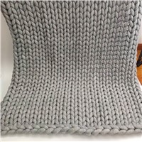Softee Chunky Braid Cotton Tube Yarn Knitting Blanket