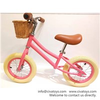 Civa Steel Kids Balance Bike H02B-1209T Colorful Air Wheels Children Bicycle No Pedal