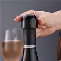 Custom Wine Accessory Mini Silicone Round Champagne Bottle Stopper