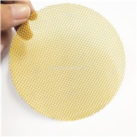 Chimney Pipe Brass Mesh Screen 0.2mm 20 50 70 80 100 200 Mesh Brass Wire Mesh Discs