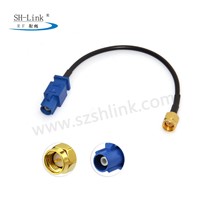Fakra Male to SMA Male Connector with RG316 Cable Assembly