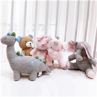 New OEM Baby Crochet Animal Toys 100% Handmade Knitted Bunny Rabbit Toy