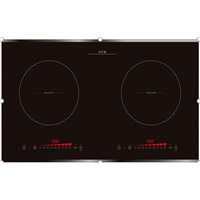 New Model Built in Double Burns Induction Cooker with Sliding Touch Controll