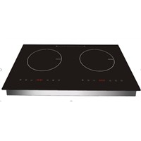 Built in Double Burns Induction Cooker with Sensor Touch Controller