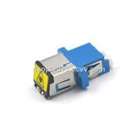 Fiber Optic Adapter LC Duplex with Shutter
