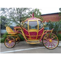 Outdoor Horse Carriage with Four Wheels for Park