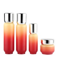 Best Brand 120Ml Lotion Glass Bottle Cosmetic Packaging Set