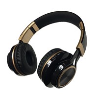 Gold Ring Kids Comfortable Cute Stereo Metallic Bluetooth Headset