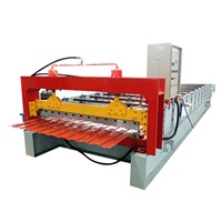 Automatic Decking Floor Corrugated Zinc Metal Roof Sheet Roll Forming Making Machine