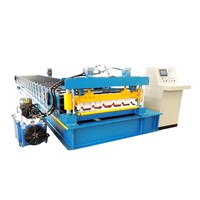 Full Automatic Color Steel Sheet Tile Roofing Sheet Making Roll Forming Machine