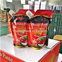 Standing-up Sachet Tomato Paste with Spount with Your Private Label