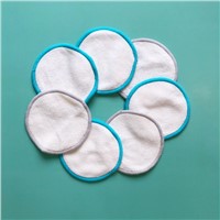 100% Biodegradable Bamboo Terry Makeup Remover Pads Personal Care Customized Logo Reusable Washable Facial Cleaning