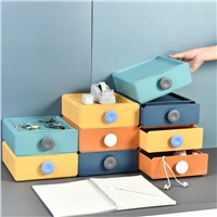 Factory Wholesale Plastic Storage Box Office Desk Organizer PP Bedroom Draw Cabinet