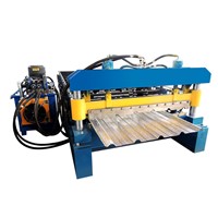 Automatic Glazed Roofing Tile Galvanized Corrugated Steel Sheet Making Roll Forming Machinery For Building Material