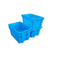623x426x315mm Heavy Duty 20KG Shipping Harvest Agriculture Plastic Crate for Vegetables &amp;amp; Tomato