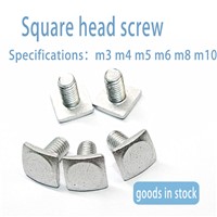 Square Bolt Square Head Screw Customized Processing Non-Standard Square Head Screw