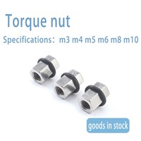 [Stock Supply] 304 Stainless Steel Torque M10 * 24 * 16, Lightning Protection Torque Nut Twisted Nut