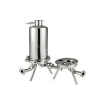 Sanitary Micro Filter SS316L Stainless Steel Clamp Micro Filter Strainer