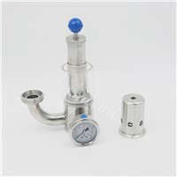 Sanitary Clamp Safety Relief Valve Air Pressure Release Exhaust Valve