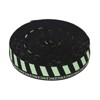 Direct KNITTED CROCHETED Polyester Ribbon from Manufacturer Can Be Customized with Jacquard Polyester Ribbon & Racer p