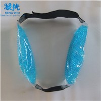 Microwavable Gel Beads Cheek Cold Hot Compress Wrap Chin Strap