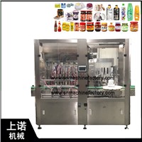 Widely Used Jam Paste Sauce Filling Sealing Capping Machine for Glass Jar & Bottle