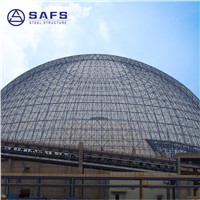 SAFS High Strength &amp;amp; Light Weight Steel Structure According to the Load Dome Dry Coal Bunker Design